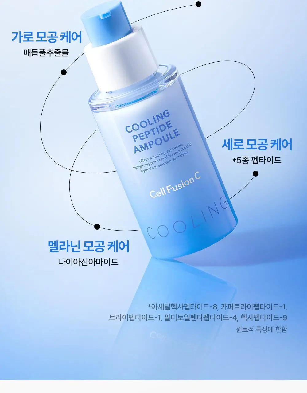 [NEW/모공쿨링] 셀퓨전씨 포스트 알파 쿨링 펩타이드 앰플 30ml 기획 (+10ml) 상세페이지 25
